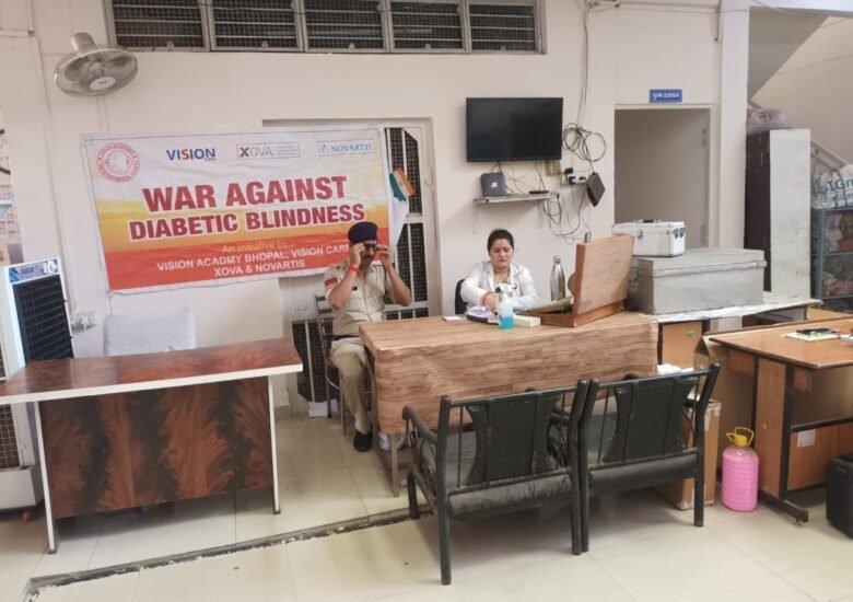 Free Eye Check Up at M.P. Nagar Thana