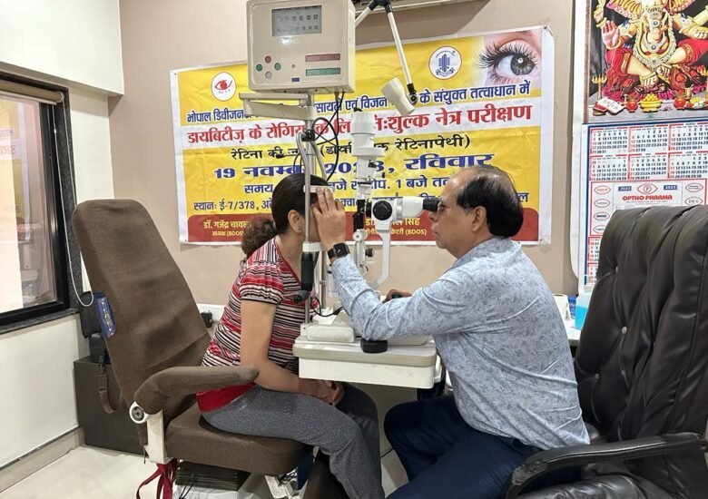 Free Eye Check Up at Dr. Sachin’s Diabetic Clinic, Bhopal